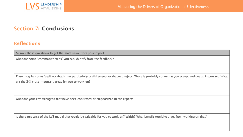 Sample Lvs Program Form Leadership Vital Signs • Six Seconds